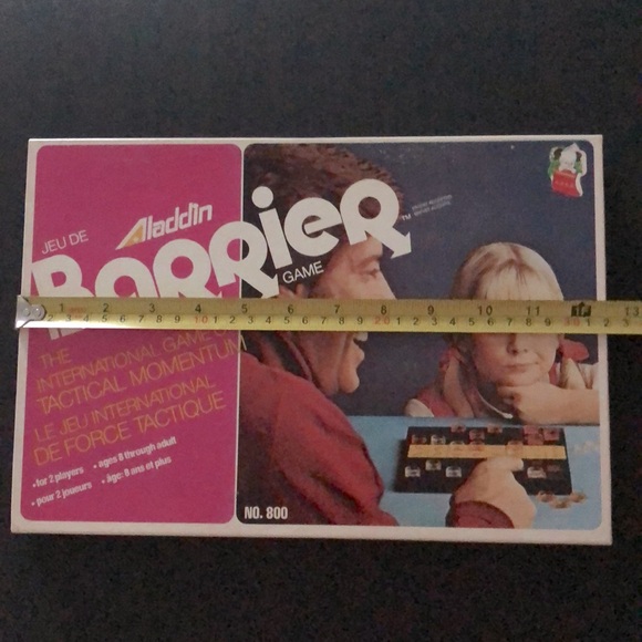 ALADDIN BARRIER BOARD GAME - VINTAGE - GAME OF TACTICAL MOMENTUM - Picture 10 of 13
